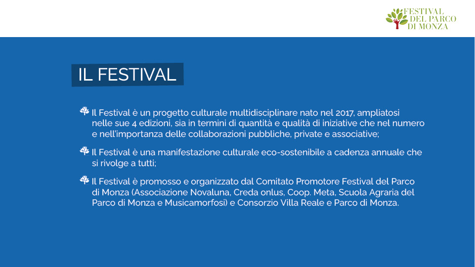 Presentazione Festival